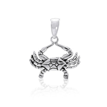 Silver Crab Pendant TP230 - Jewelry